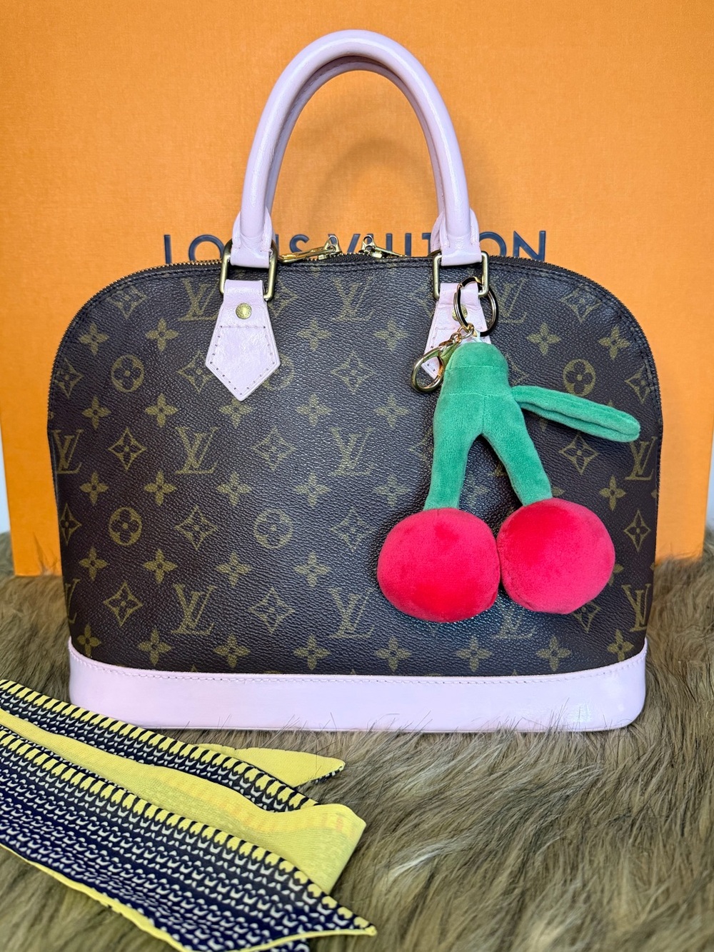 Louis Vuitton Brown Monogram Alma PM